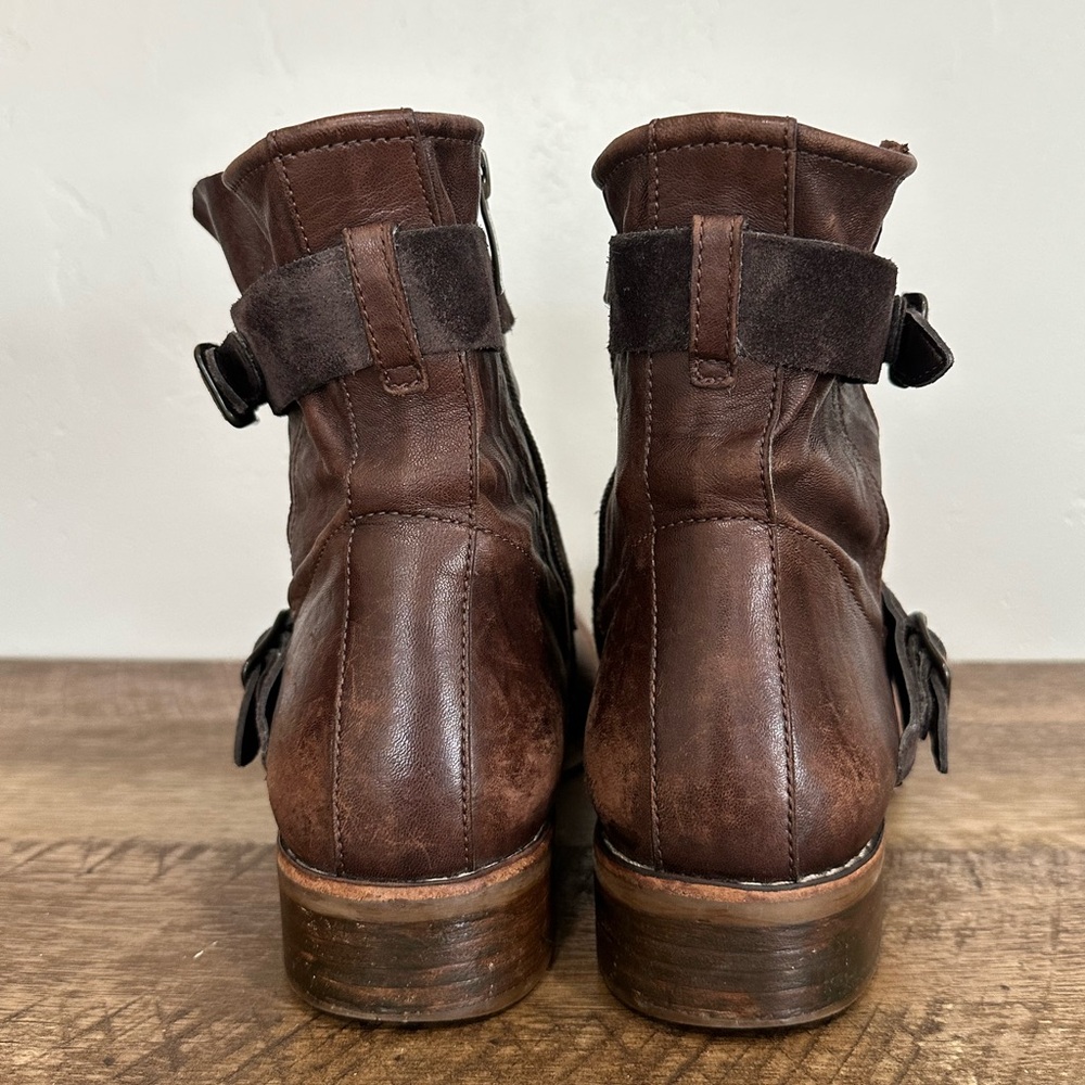 Paul Green Austria Brown Burnished
Leather Biker Motorcycle Boot Sz 8.5 US - Picture 5 of 16